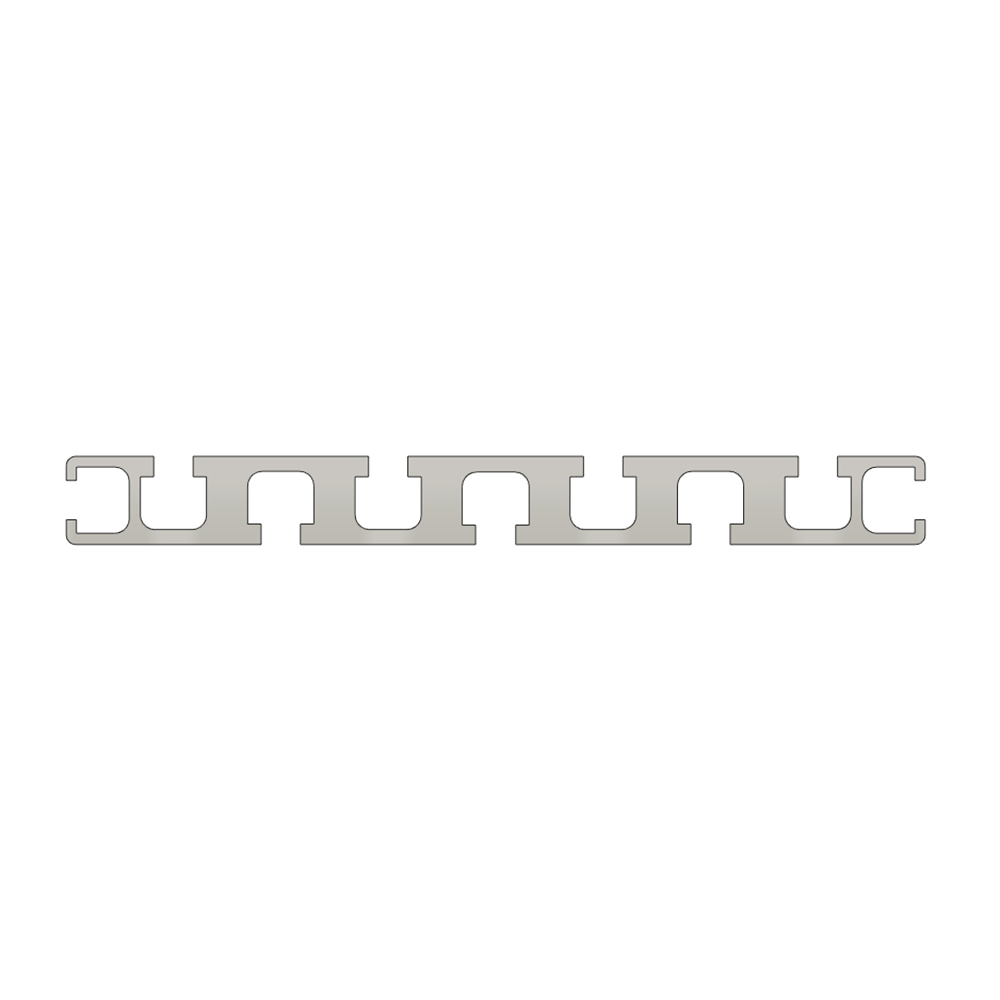 10-18018.5-0-2000MM MODULAR SOLUTIONS EXTRUDED PROFILE<br>18.5MM X 180MM, CUT TO THE LENGTH OF 2000 MM